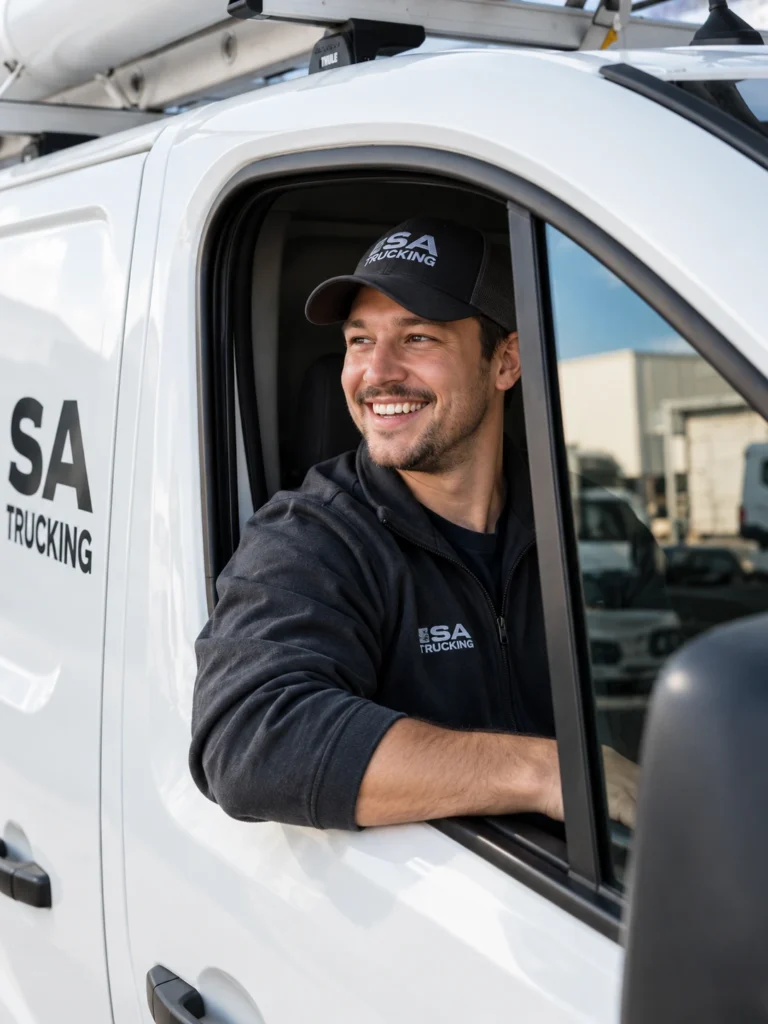 Marcus Rodriguez, SA Trucking company driver